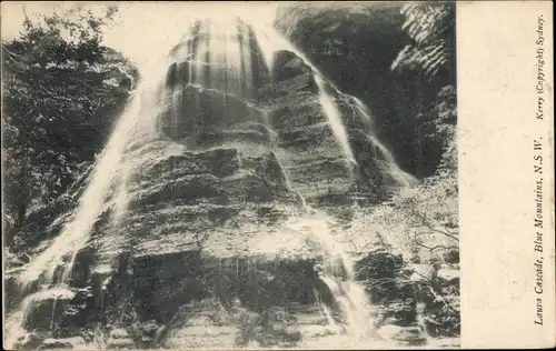 Ak New South Wales Australien, Laura Cascade, Blue Mountains