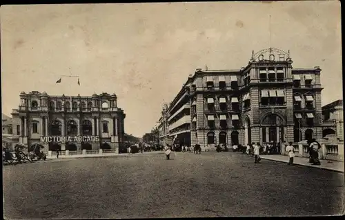 Ak Colombo Ceylon Sri Lanka, Victoria-Arcade, Grand-Oriental-Hotel