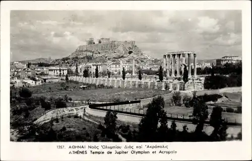 Ak Athen Griechenland, Akropolis, Temple of Jupiter Olympus