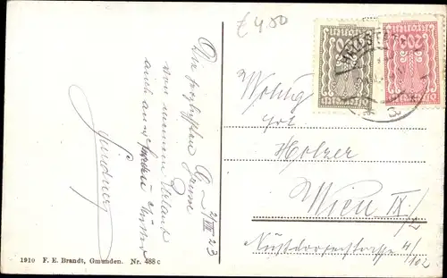 Ak Hallstatt im Salzkammergut Oberösterreich, Häuser am Ufer