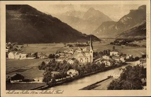 Ak Zell am Ziller in Tirol, Panorama