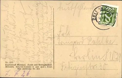 Ak Zell am Ziller in Tirol, Panorama