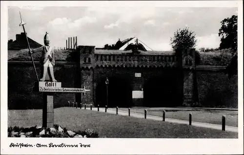 Ak Kostrzyn nad Odrą Cüstrin Küstrin Ostbrandenburg, Am Berliner Tor