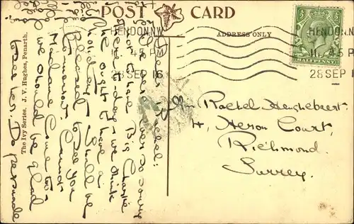 Ak Ilfracombe Devon England, Wilder Road