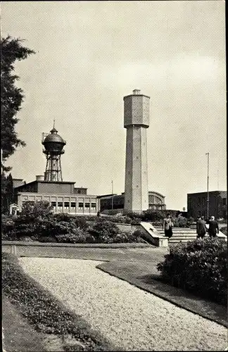 Ak Brunssum Limburg Niederlande, alter und neuer Wasserturm von Staatsmijn Hendrik