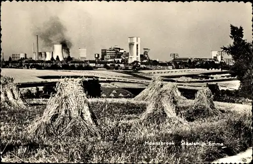 Ak Hoensbroek Heerlen Limburg Niederlande, Blick zur Staatsmine Emma