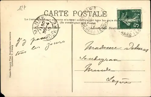 Ak Paris XI, Rue Oberkampf, Zeppelin