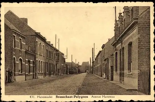 Ak Brasschaet Polygone Brasschaat Flandern Antwerpen, Hanoteaulei