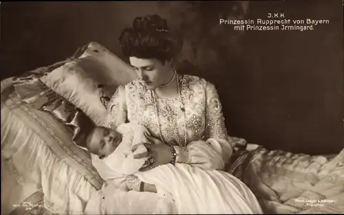 Ak Prinzessin Marie Gabriele von Bayern, Prinzessin Irmingard, Gemahlin Kronprinz Rupprecht