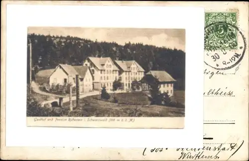 Foto Ak Ruhestein Baiersbronn im Schwarzwald, Gasthof und Pension, Personen