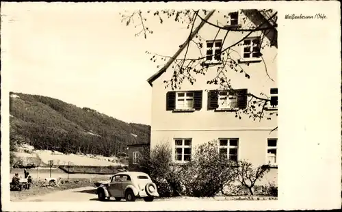 Ak Weißenbrunn in Oberfranken, Haus Ruhstein, Auto