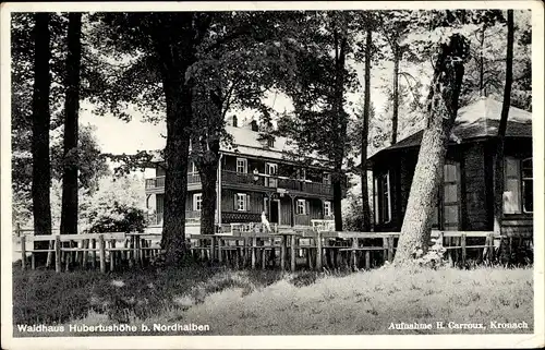 Ak Nordhalben in Oberfranken, Waldhaus Hubertushöhe