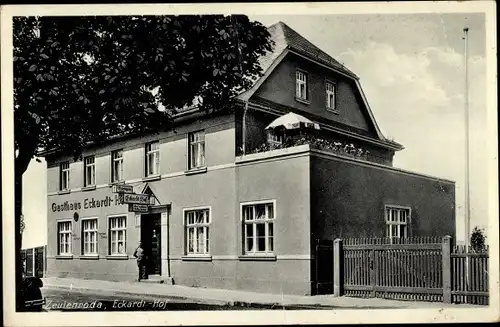 Ak Zeulenroda in Thüringen, Gasthaus Eckardt-Hof