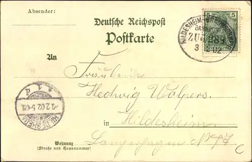 Litho Schellerten in Niedersachsen, Villa Schrader, Gastwirtschaft, Zuckerfabrik