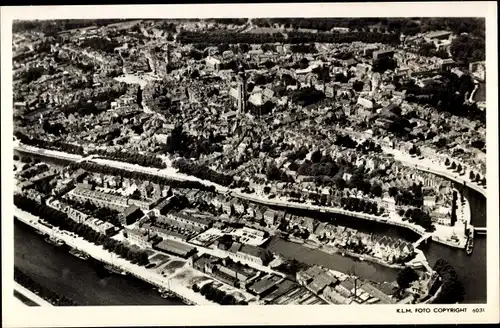 Ak Middelburg Zeeland Niederlande, Fliegeraufnahme