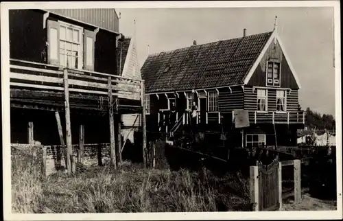 Ak Marken Nordholland Niederlande, Wohnhäuser