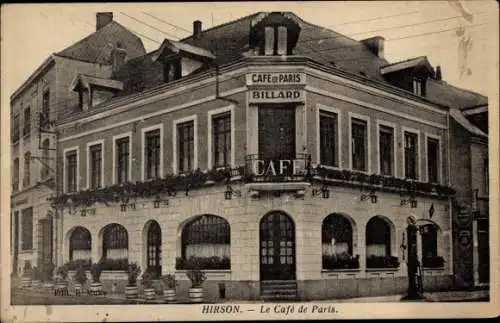 Ak Hirson Aisne, Le Café de Paris