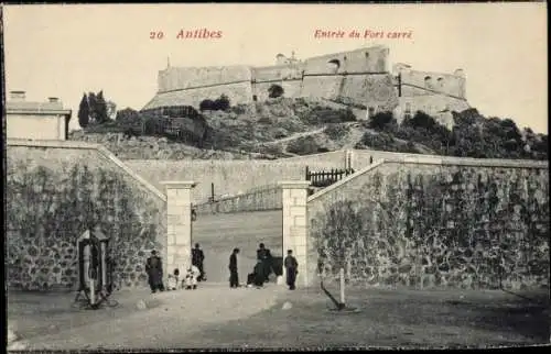 Ak Antibes Alpes Maritimes, Entree du Fort carre