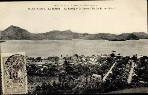 Ak Martinique, Le Bourg und die Halbinsel Sainte Anne