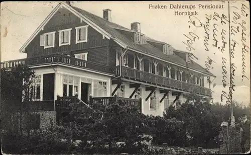 Ak Hornbæk Hornbaek Helsingør Dänemark, Froken Dahlerups Pensionat
