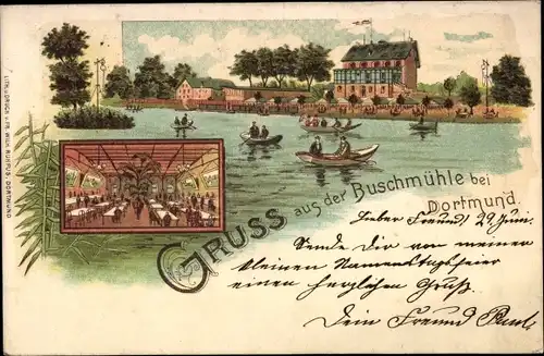 Litho Dortmund im Ruhrgebiet, Buschmühle