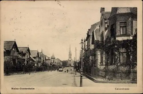 Ak Gonsenheim Mainz am Rhein, Kaiserstraße