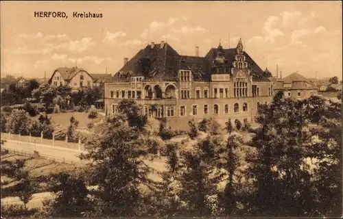 Ak Herford in Westfalen, Kreishaus
