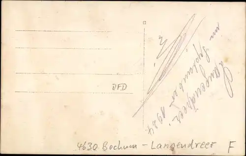 Ak Langendreer Bochum im Ruhrgebiet, Gruppenportrait
