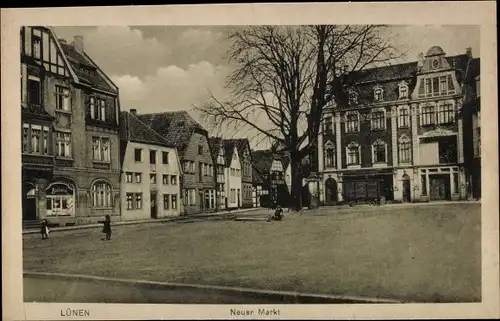 Ak Lünen in Westfalen, Neuer Markt