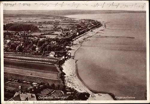 Ak Ostseebad Niendorf Timmendorfer Strand, Luftbild