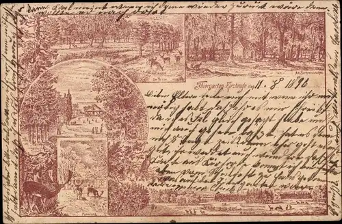 Litho Kirchrode Hannover in Niedersachsen, Tiergarten