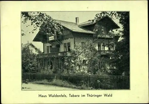 Ak Tabarz im Thüringer Wald, Haus Waldenfels