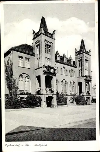 Ak Gütersloh in Westfalen, Rathaus