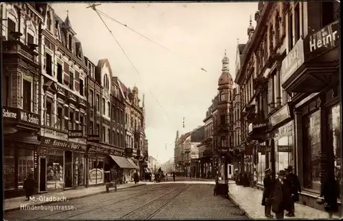 Ak Mönchengladbach am Niederrhein, Hindenburgstraße