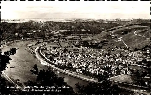 Ak Winningen an der Mosel, Panorama