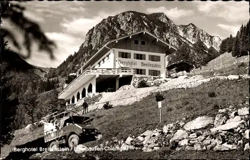 Ak Ettenhausen Schleching in Oberbayern, Berghotel Breitenstein