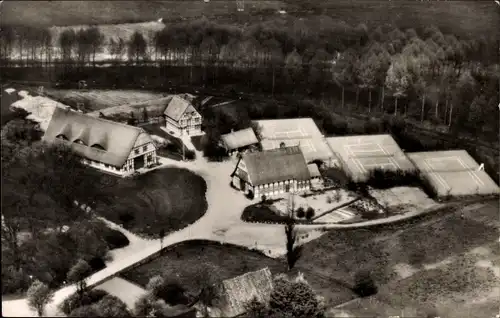 Ak Hansestadt Bremen?, Luftbild, Tennisplätze