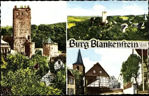 Ak Blankenstein an der Ruhr Hattingen, Burg Blankenstein
