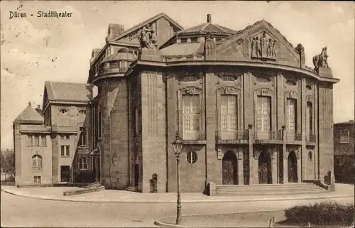 Ak Düren im Rheinland, Stadttheater