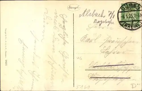 Ak Düren im Rheinland, Stadttheater