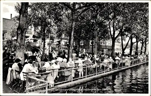 Ak Burscheid, Talsperre Diepental, Terrasse