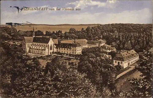 Ak Streithausen im Westerwald, Abtei Marienstatt, Blick von der Vroneck aus