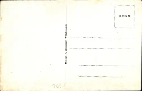 Ak Nordseebäderdampfer Stadt Rüstringen, Fahrt in See zum Roten Sand Leuchtturm