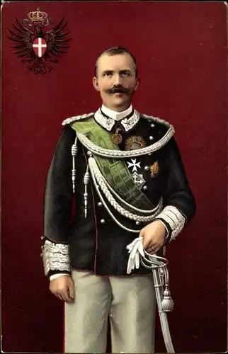 Ak Vittorio Emanuele III., König Viktor Emanuel III. von Italien