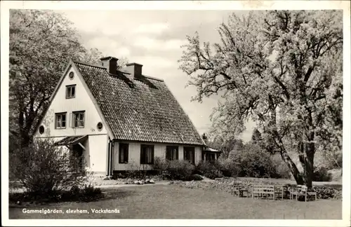 Ak Gammelgården Schweden, elevhem. Vackstanäs