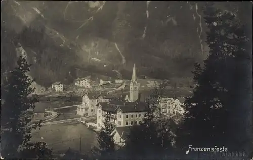 Ak Fortezza Franzensfeste Südtirol, Totalansicht