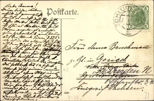 Ak Schluderbach Toblach Südtirol, Croda Bassa, Ampezzo