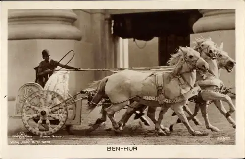 Ak Schauspieler Ramon Novarro, Filmszene, Ben Hur