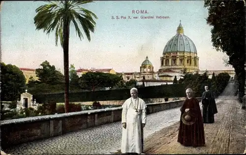 Ak Vatikan, Papst Pius X., Giuseppe Melchiorre Sarto