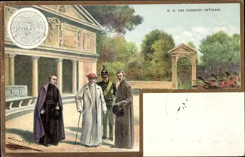 Litho Vatikan, Papst Leo XIII., Vincenzo Gioacchino Pecci